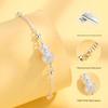 Women's 999 Sterling Silver Bracelet: Ancient Sand Gourd Design, Fu Lu Charm, Luxurious New Chinese Style, Perfect Birthday Gift.