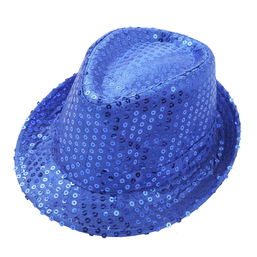Girls Sleeveless V Neckline Mesh Patchwork Shiny Sequins Tassel Hem Leotard Hat Jazz Latin Dance Costume