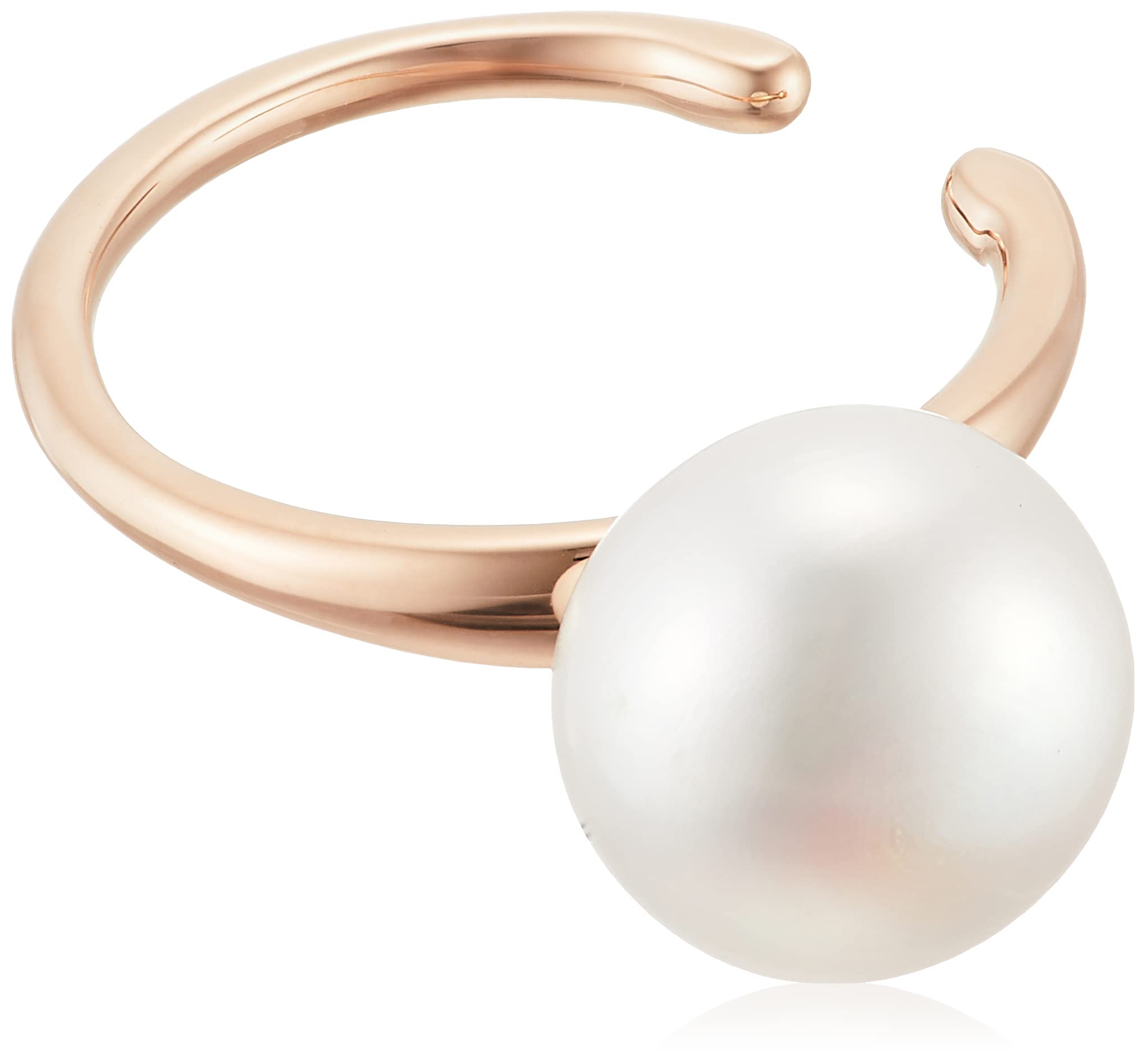 

ESTELLE [Official] Women s Silver Ear Cuff with Pink Gold Plated and June Birthstone Freshwater Pearl (Single) 0777-0065-0000-0000