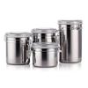 Kitchen Convenience Stainless Steel Storage Bottle Powder Sugar Container Airtight Can Holder Canister Food Storage Container