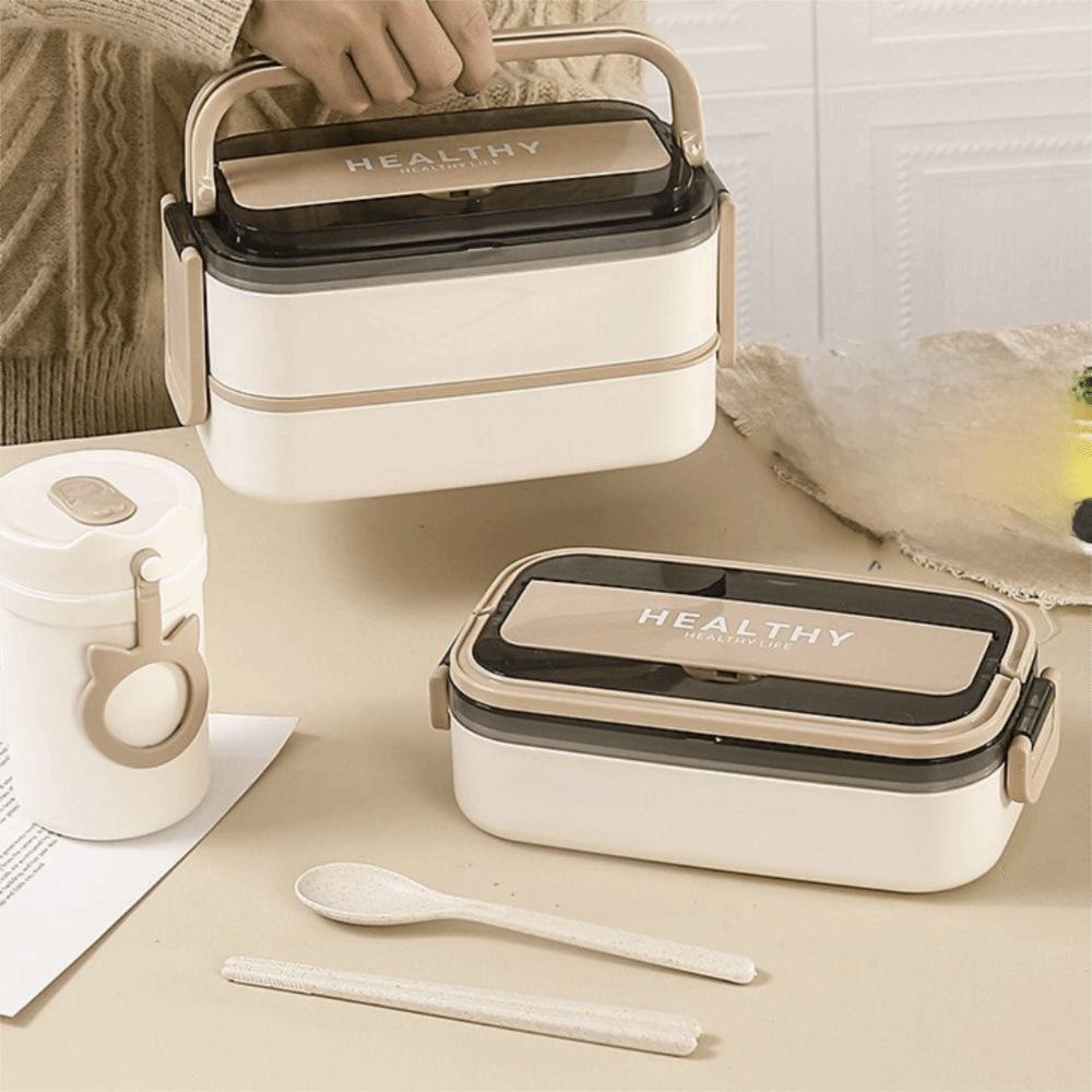 Leak-proof Food Container Single/Double Layer Food Storage Box Insulated Lunch Box  Student