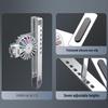 C9Pro Aluminum Foldable Laptop Stand with Wind-Cooled Heat Dissipation and Height Adjustment
