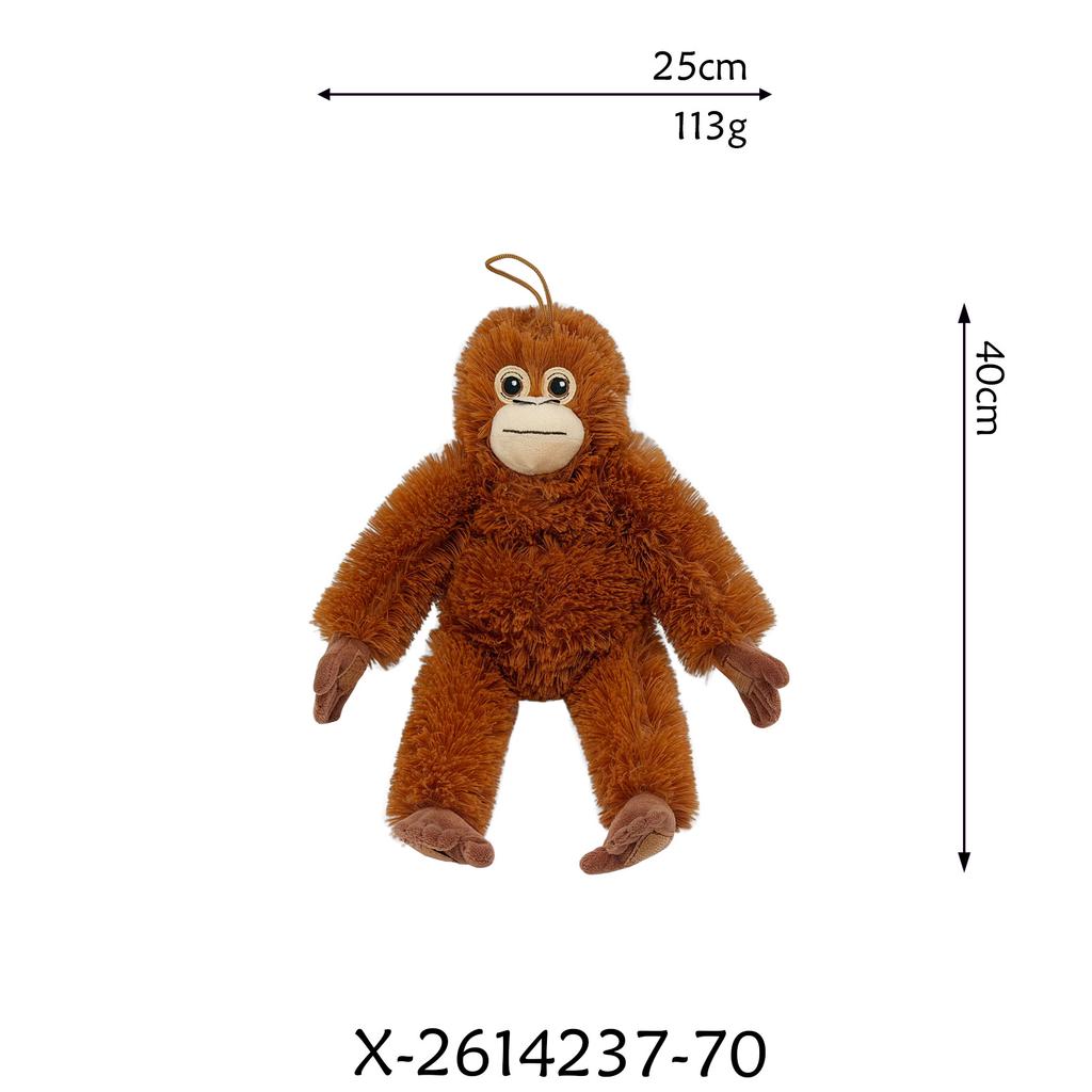 New Funny 40-66Cm Cartoon Gorilla Plush Toy Chimpanzees Monkey Soft Stuffed Doll Backpack Car Bag Room Decor Bg Gift