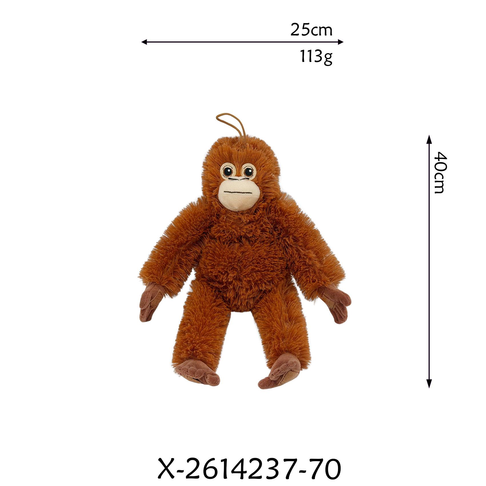 

40/66Cm Cartoon Monkey Punch Long Arm Monkey Gorilla Soft Stuffed Doll Room Decor Animal Loves Comfort Toy For Boy Girls (As shown-11561)-