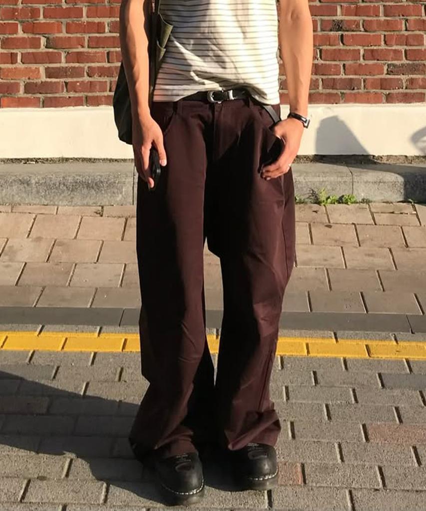 INTEMPOMOOD Fireworks Wide Pants_Burgundy