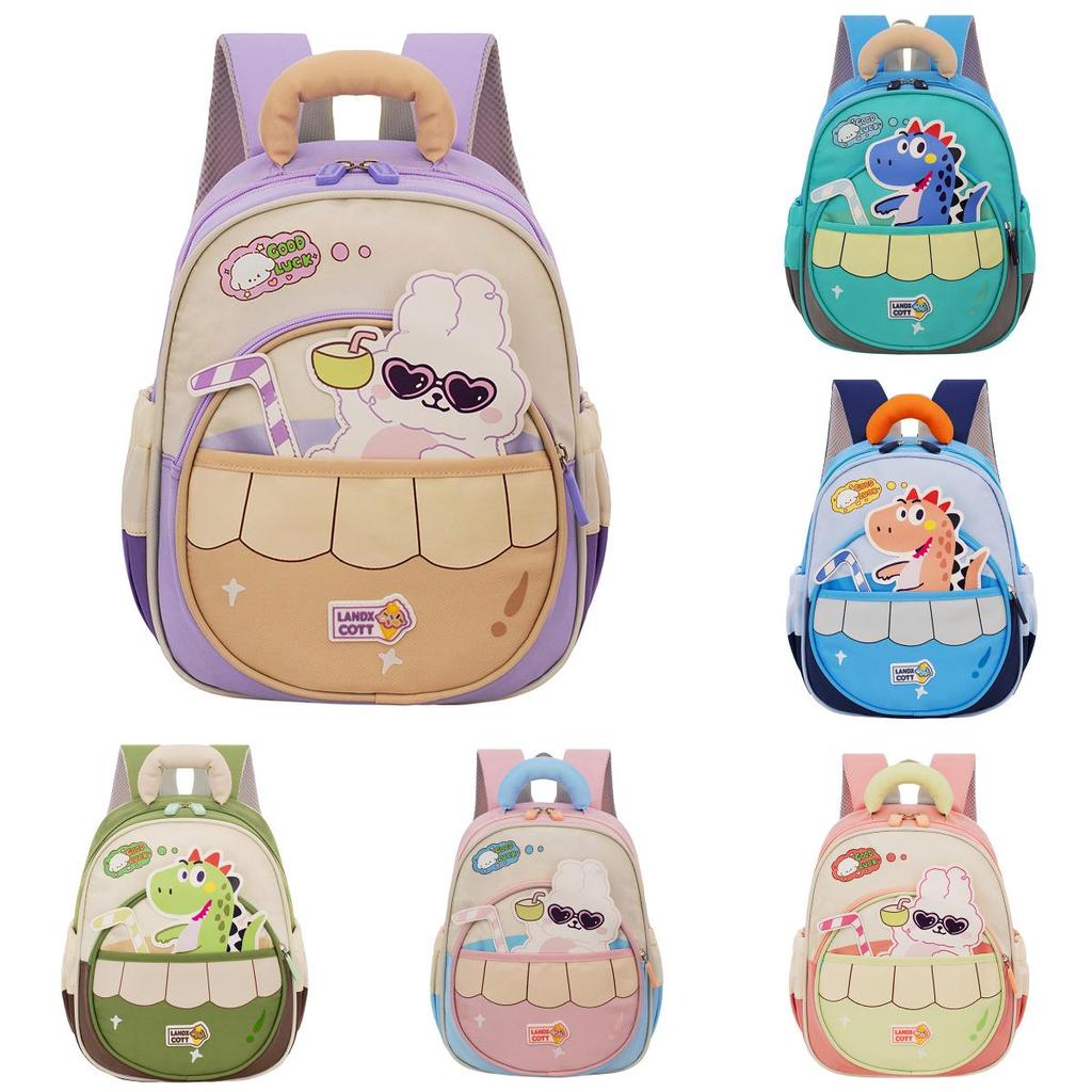 Cute Cartoon Toddler Backpack With Breathable Oxford Fabric For School And Travel