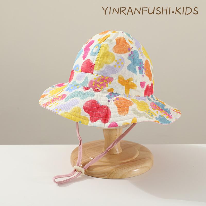 Baby Hat Spring and Autumn Thin Baby Sun Hat Summer Boy Baby Hat Girl Sun Hat Children Korean Style Fisherman Hat