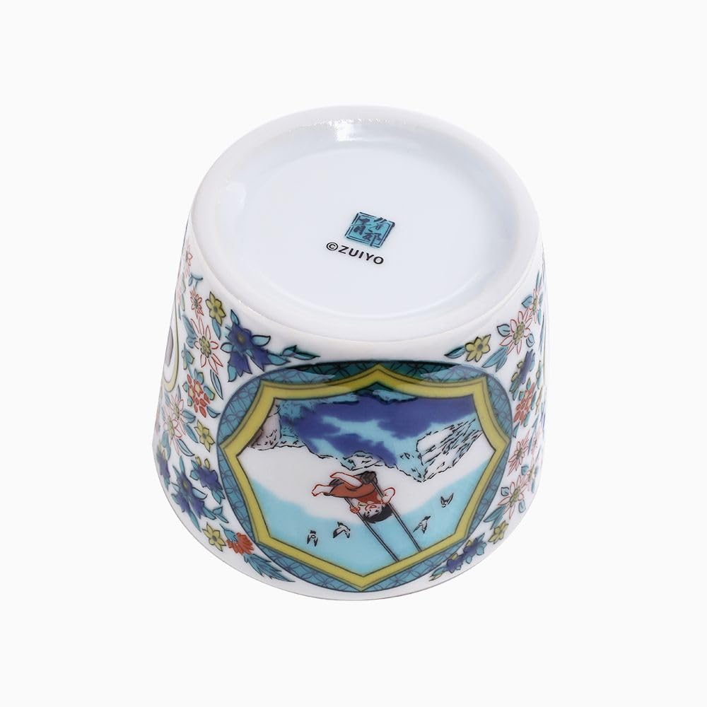 Made In Japan Kutani Ware Alps Girl Tableware Colored Free Gift Tell Me Heidi/Heidi Pottery/Tableware/Japanese Cup/Cup/Cup Anniversary/Birthday