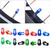 2pcs Aluminum Alloy Bicycles Air Tire Caps Bike Tire Valves Stem Caps Repalcement Bike Tire Air Dust Stem Covers