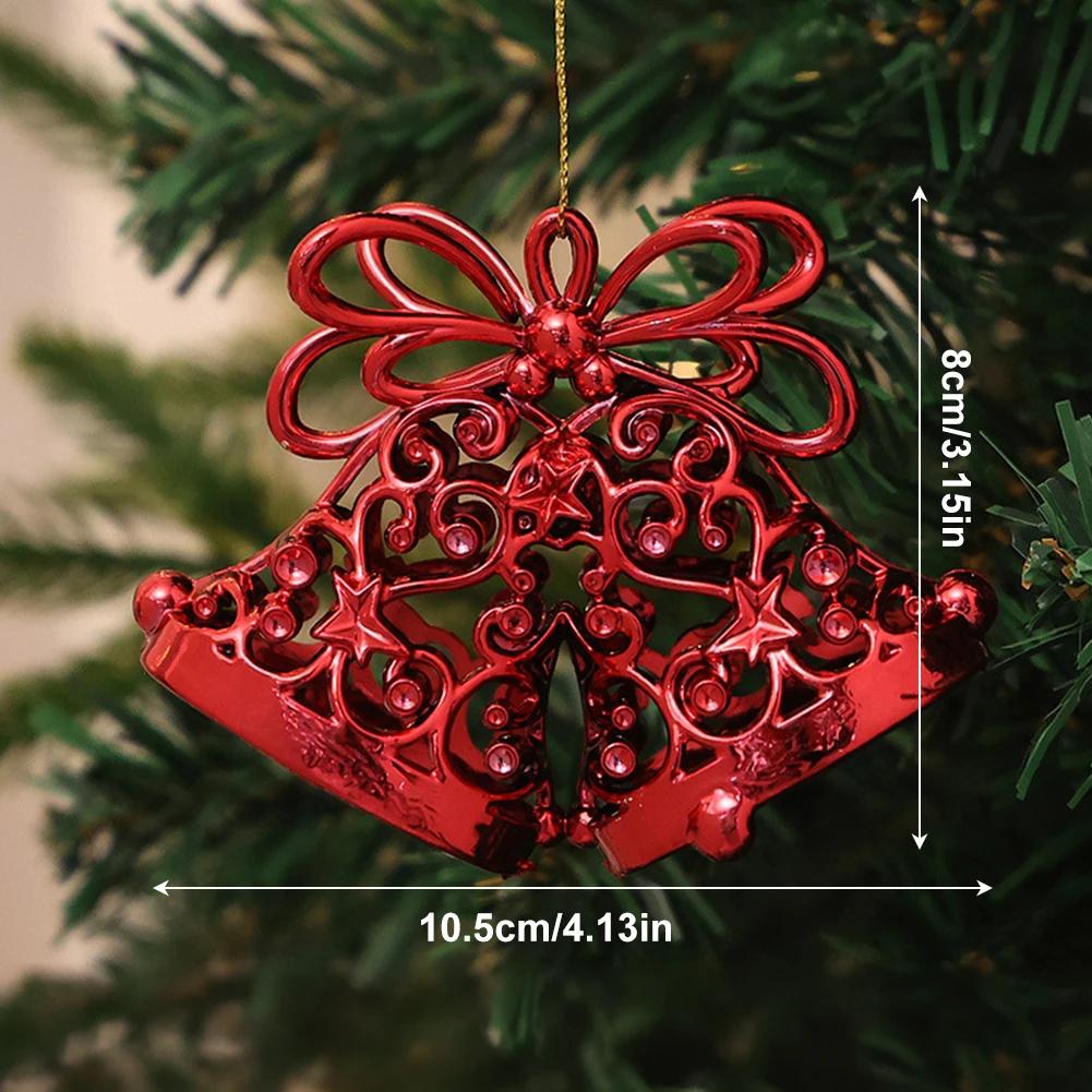 Festive Holiday Reindeer Snowflake Ballet Pendant Hanging from Xmas Tree for Christmas Red Party Decorations