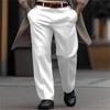 Herren Formal Einfarbig Mode Straße Täglich Outdoor Locker Gerade Anzug Freizeithose Hose