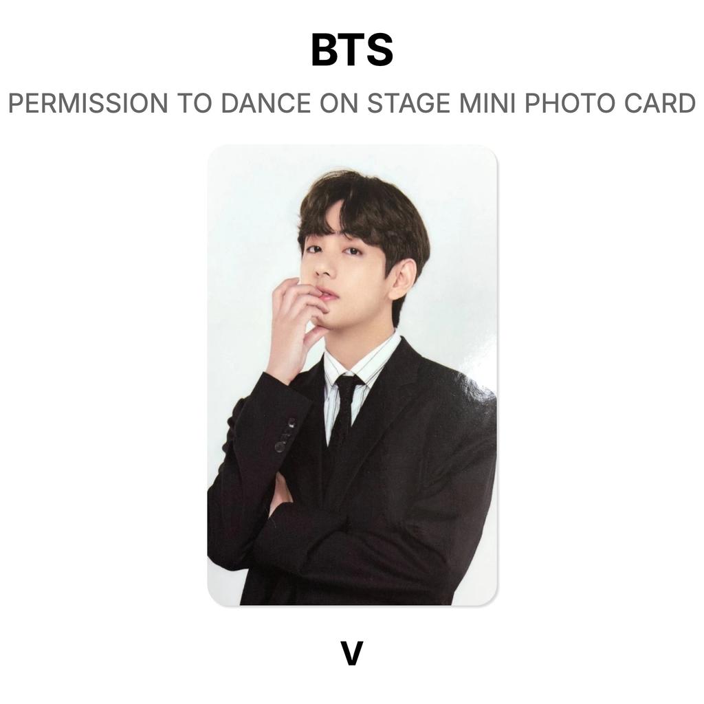 BTS PERMISSION TO DANCE ON STAGE MINI PHOTO CARD Official Photocard