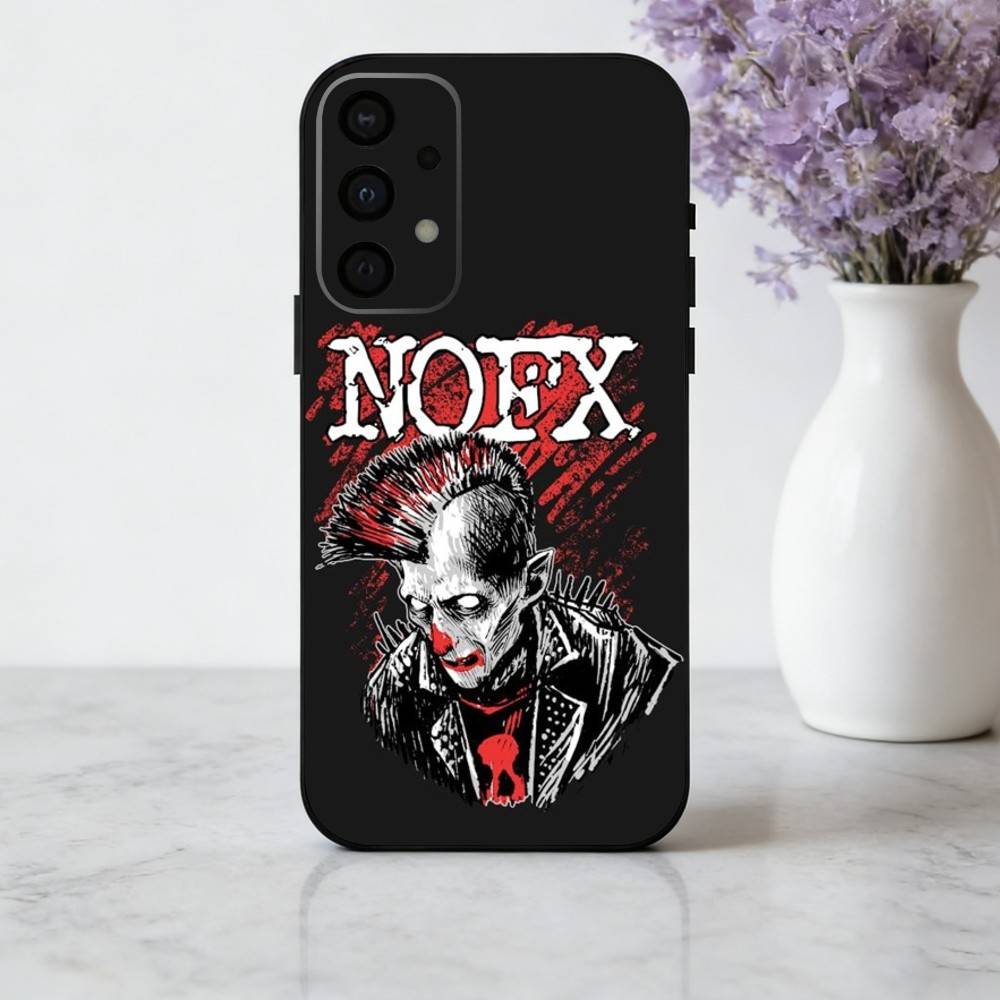 Punk N-Nofx-X Band Phone Case For Samsung Galaxy A73,A72,A71,A70,A53,A52,A51,Others Soft Black Cover