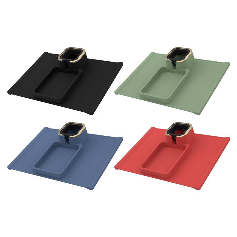 Anti-Slip Sofa Coaster Cup Holder Arm Chair Couch Recliner Remote Control Cellphone Organizer Holder Silicone Sofa Armrest Tray