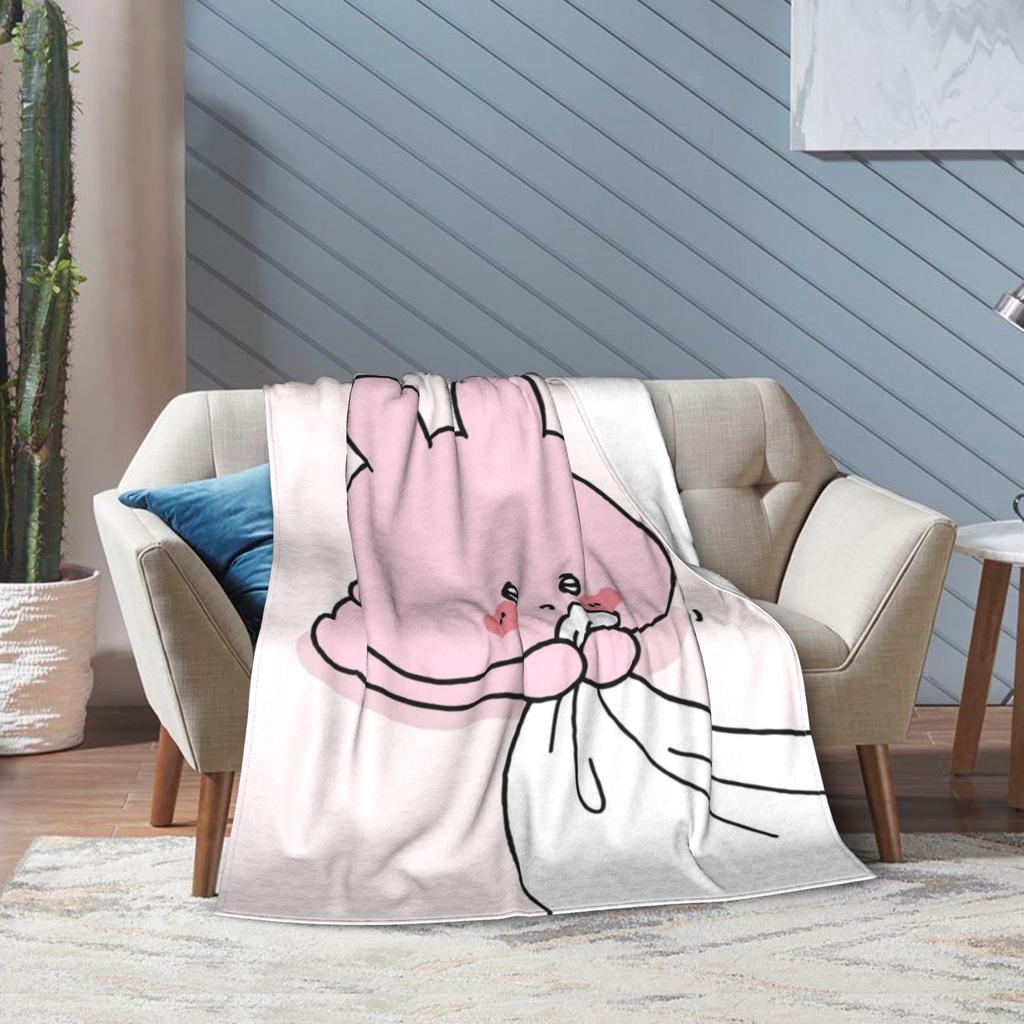 Asamimichan and Anemimi Blanket Ultra Soft Throw Blankets for Sofa 50x60 Inch Multiple Sizes Plush Thin Quilt