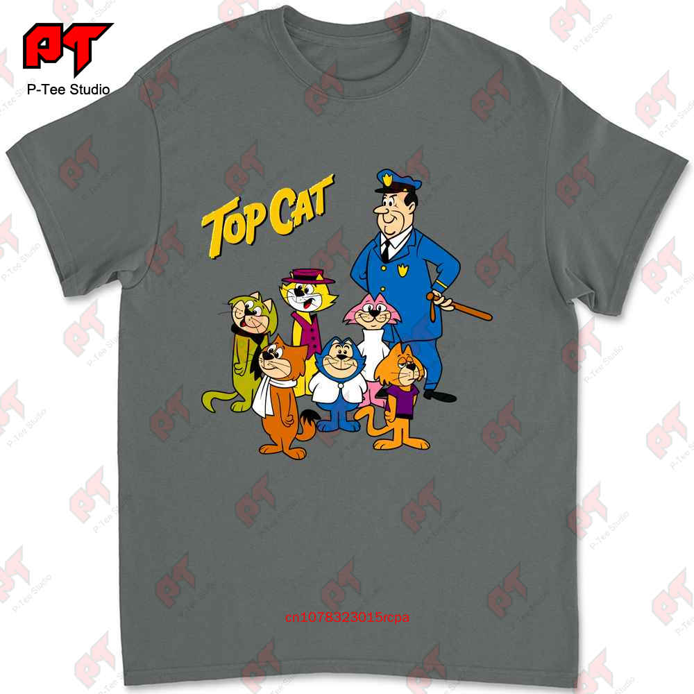 Tributo Cat Hanna Barbera-Cartone Anni 80-Cult T-shirt T6Z0