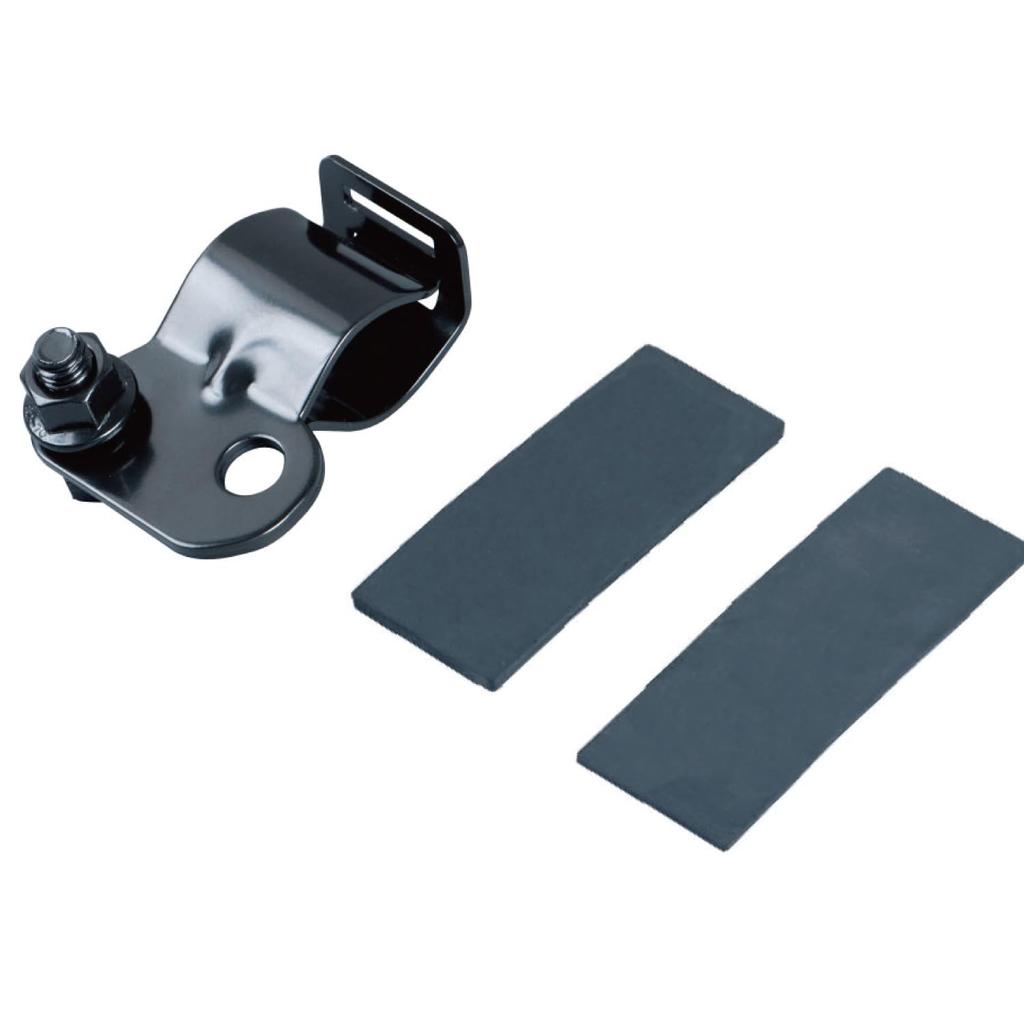 Jet Inoue 501489 Rear Shot Mirror Mounting Band, Stainless Steel/Black
