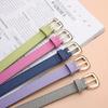 Luxus Design Wildleder Gürtel Dornschließe Taillenband Mode Business Taillengürtel Für Damen