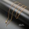 60pcs 1.5mm-4mm Width 40-60cm Length Stainless Steel Necklace Chain Pendant Hang Charms Women Jewelry Making DIY Accessories