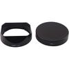 Haoge Metal Square Lens Hood + Hood Cap for Fujifilm Fujinon XF 23mm F1.4 R & XF 56mm F1.2 R (APD) Lenses (LH-XF23 Compatible with X-T4, X-T3, X-E4, X