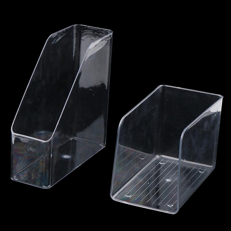 Transparent Acrylic Bookends Stand Bookshelf Desktop Decorative Storage Rack Bookend Book Holder School Stationery