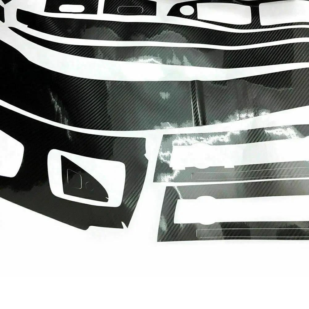 Car Interior Decal Trim 5D Carbon Fiber Trim Vinyl Sticker For BMW E90 E91 2005-2012 Wholesale