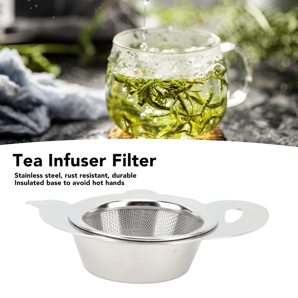 Insulated Base Tea Strainer Fine Mesh Loose Leaf Tea Infuser Tea Infuser Filter  Brewing Filter Tea