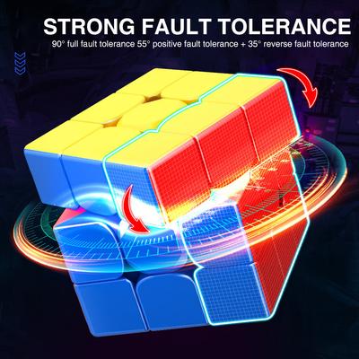 Moyu Super Rs3m 3x3 Magic Cube Magnetic Levitation Ball Shaft Positioning Magnetic Speed Cube Puzzle Toy For Competition