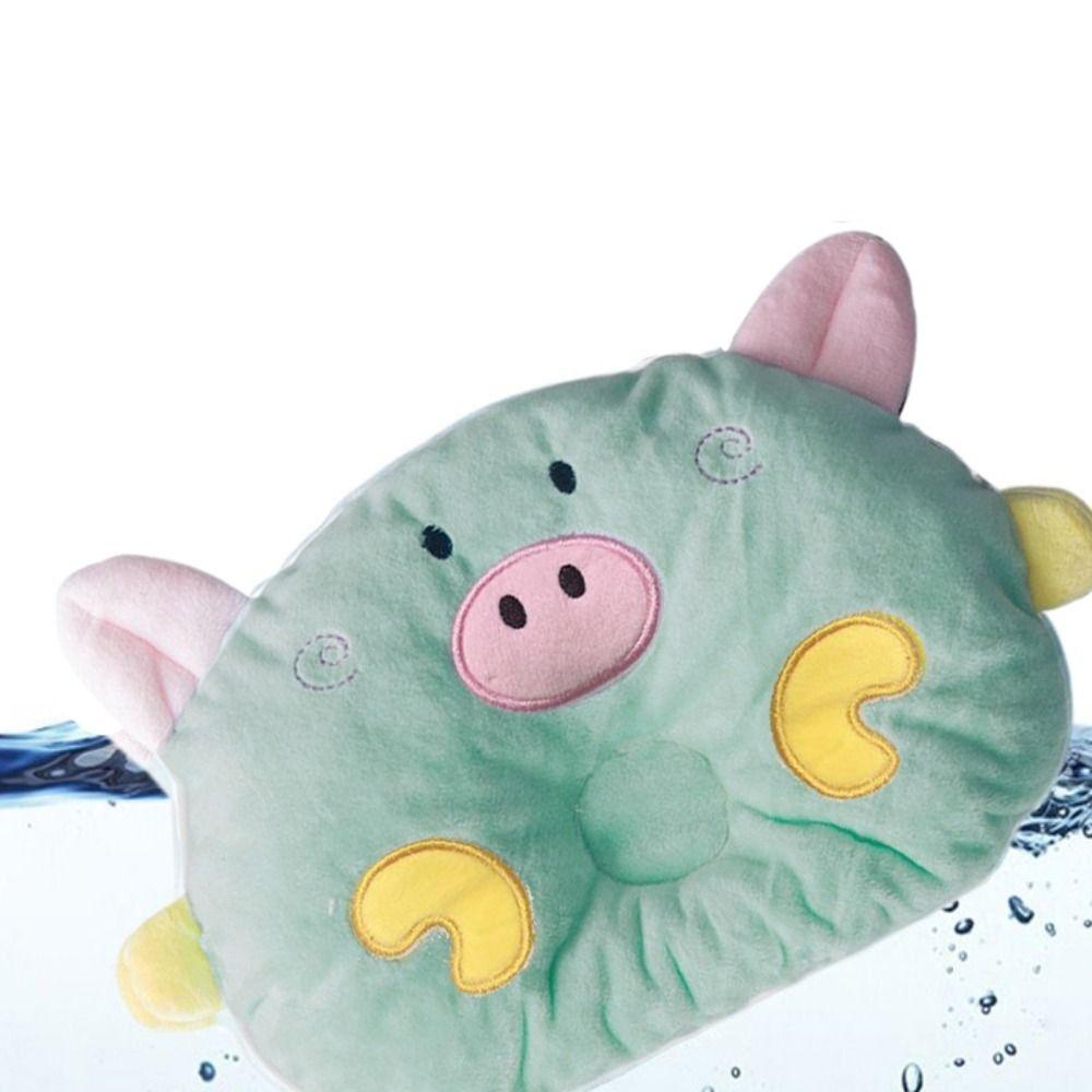 Deer/Pig/Bear Shape Cat Sleeping Neck Pillow Soft Pet Calming Toy  Cervical Spine Support