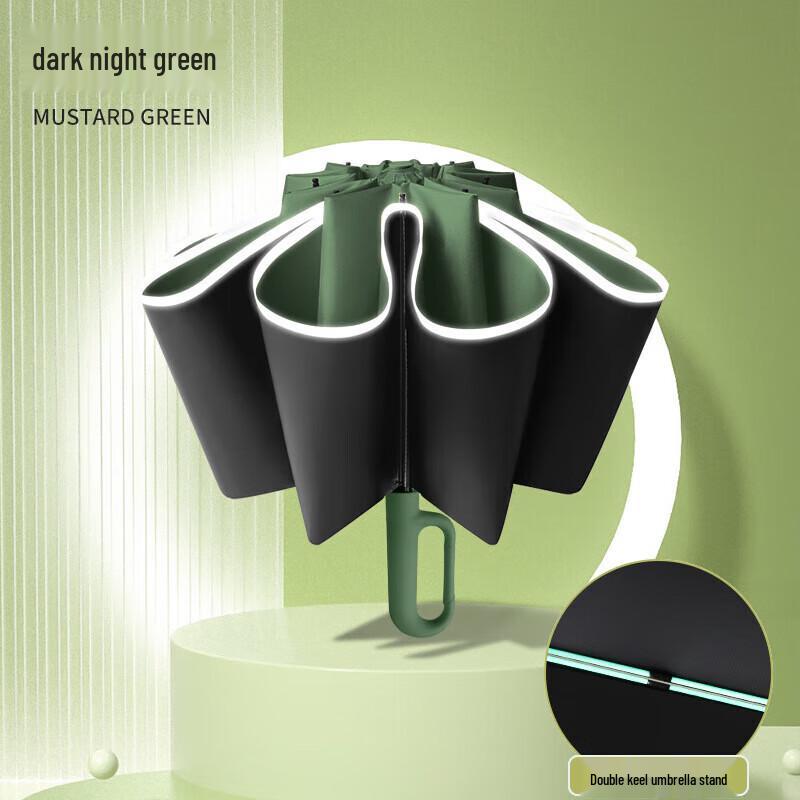 XU QING Automatic 10-Rib Foldable Umbrella