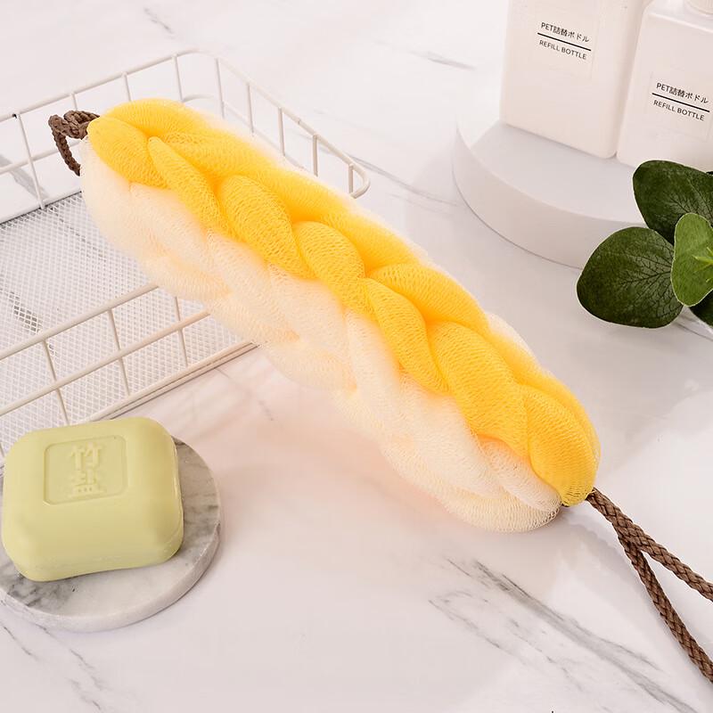 Candy Color Stretchable Bath Sponge & Back Scrubber