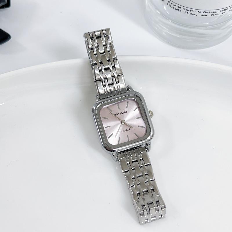 Watch Women'S Retro Steel Belt Watch Light Luxury Temperament High Value Watch Women'S Exquisite And Versatile Women'S Watch