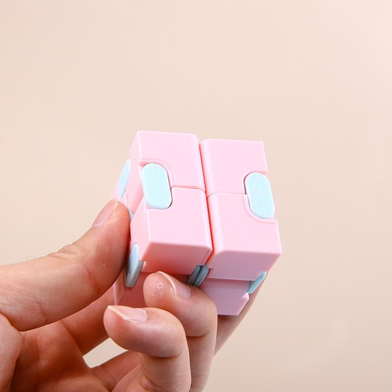 Avkopplande Vikbara oändliga kuber Edc Anti-stress Eternal Puzle Dekompression Antistress Ändlös avkoppling Fitget Toy Anti Stress