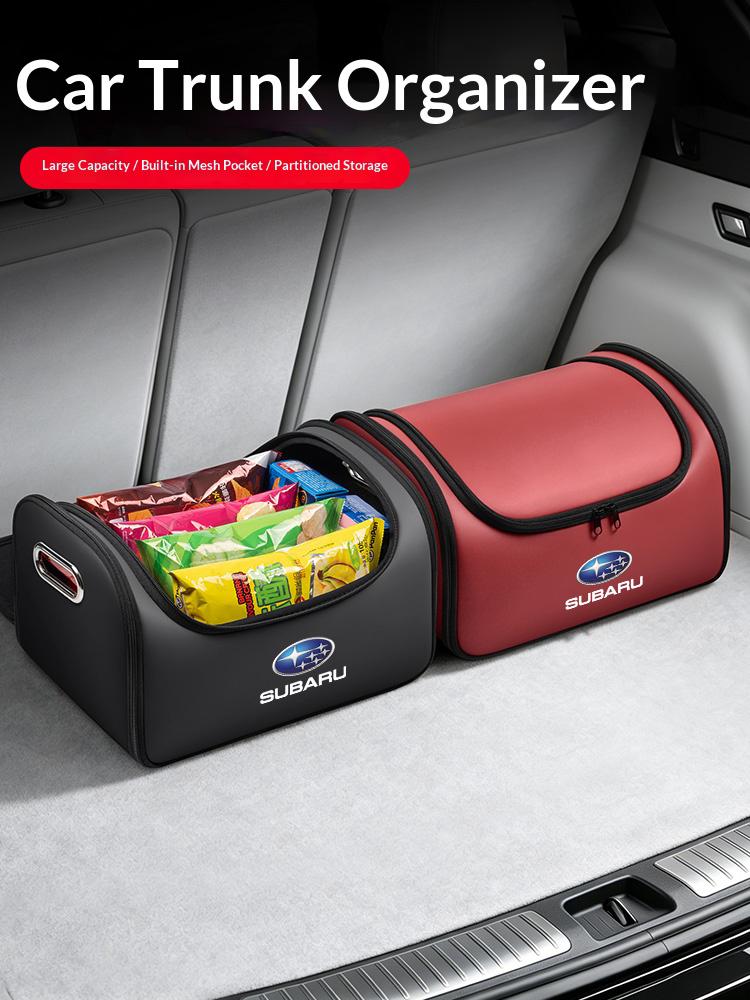 Autokrabice organizér do kufru z kůže Tailbox úložná taška pro Subaru Outback Brz Wrx Xv Ascent Forester Impreza Legacy