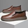Fashion Comfortable Sports Walking Shoes Comfortable Breathable Men's Flats Genuine Leather Mens Loafers Business Casual Driving Shoes