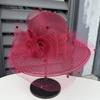 European and American Temperament Retro Big Edge Top Hat Women's Mysterious Veil Dinner Party Fashion Hat Summer Breathable Mesh Sun Hat
