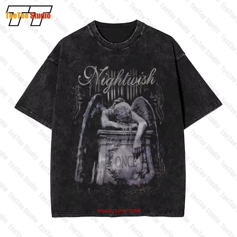 Nighttwish Ever Symphonic Metal Band Vintage T-Shirt T66B S чёрный