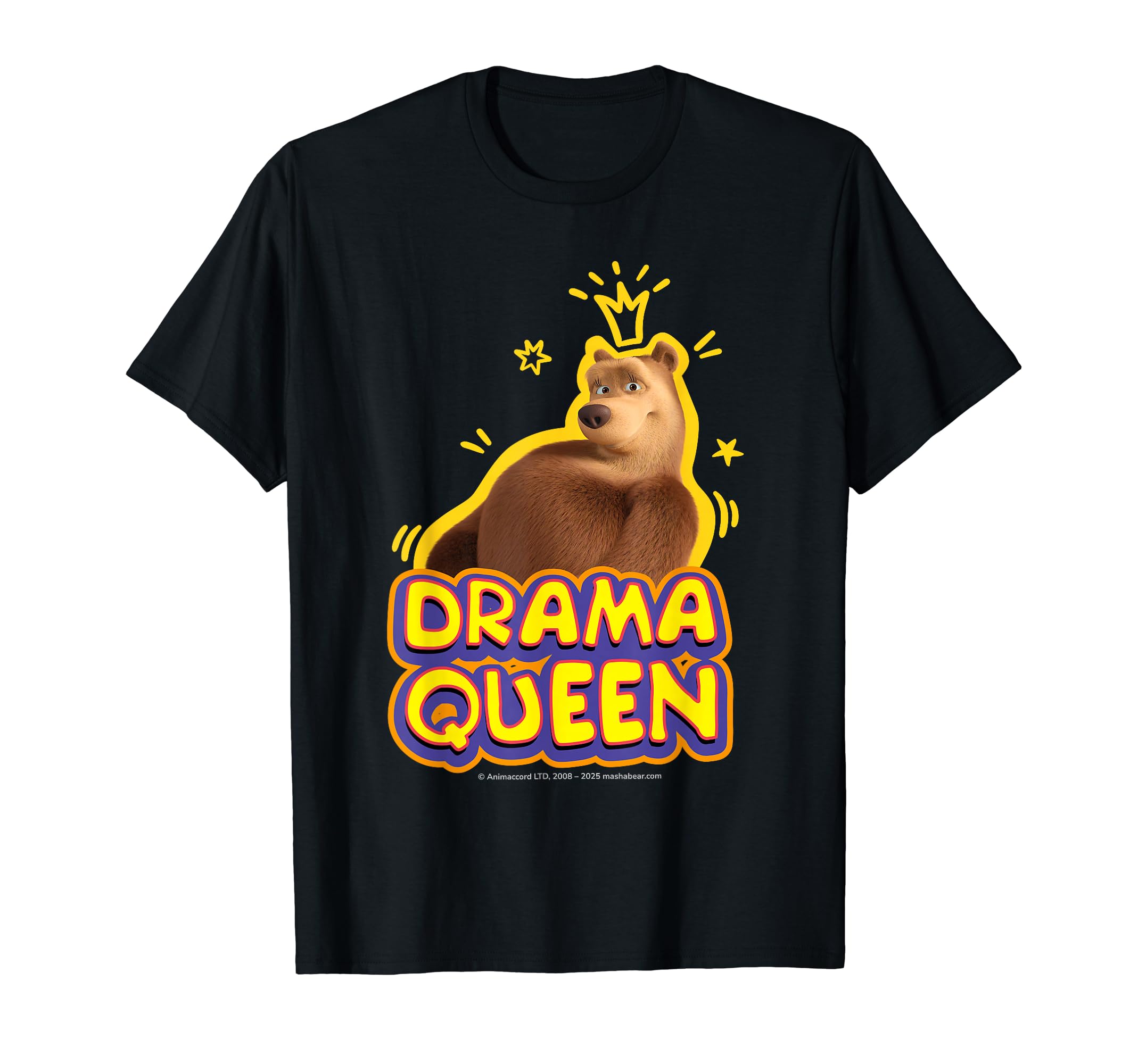 Drama Queen Friends. T-shirt чёрный