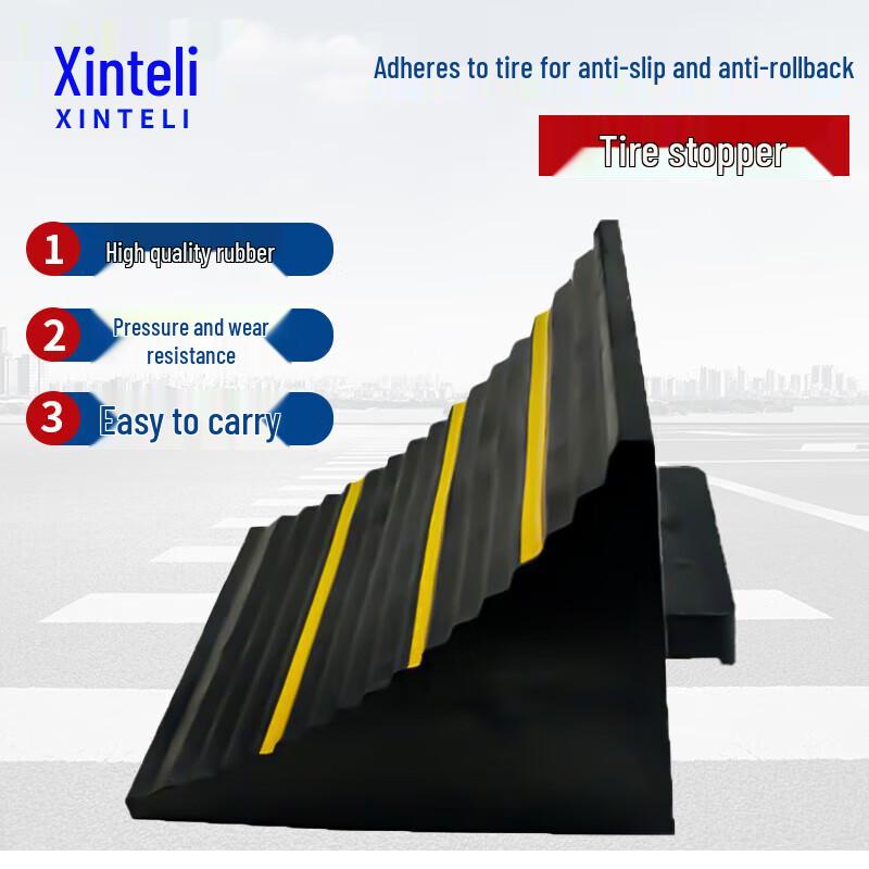 Rubber Wheel Chock for Large Trucks