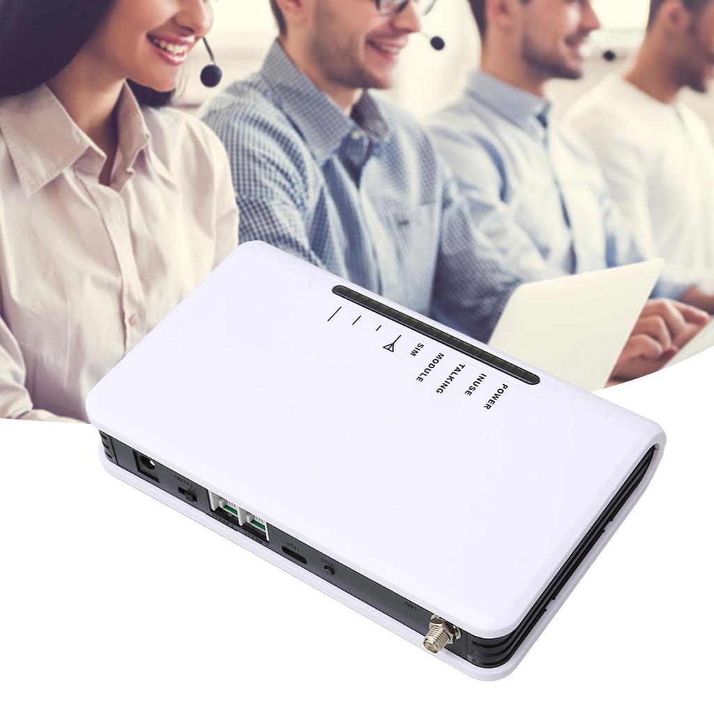 Fixed Wireless Terminal Quad Band 4G GSM Supported Antipodal Signal GSM Desktop Caller for Office St