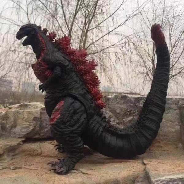 24cm Godzilla King of Monsters Runaway Mechanical Red lotus Planet Godzilla Action Figure Collection Model Toy Kid Birthday Gift