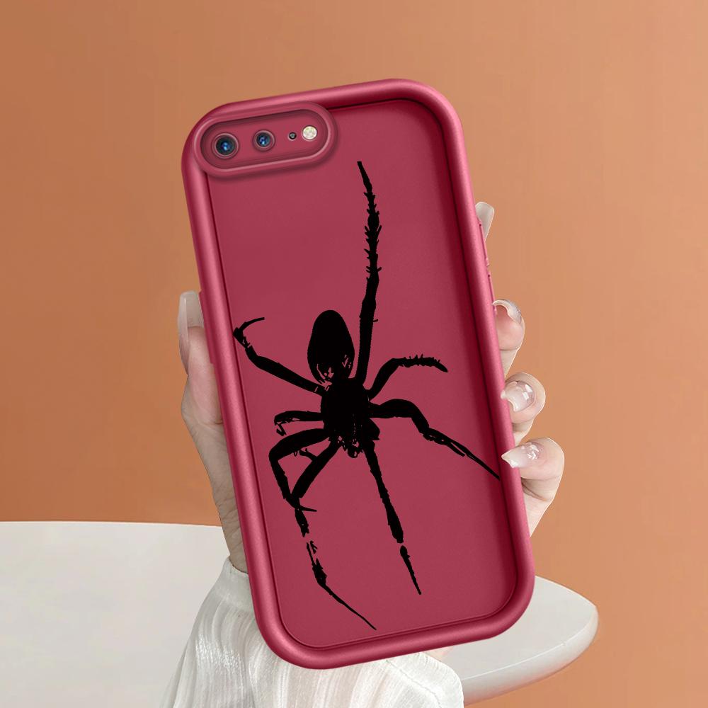 

Креативный черный чехол для телефона с рисунком паука для iPhone Samsung Galaxy Xiaomi Redmi POCO HUAWEI Honor противоударный резиновый мягкий гибкий чехол iPhone XR