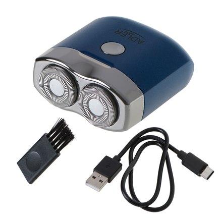 Adler | Travel Shaver | Ad 2937 | Operating Time (Max) 35 Min | Lithium Ion | Blue