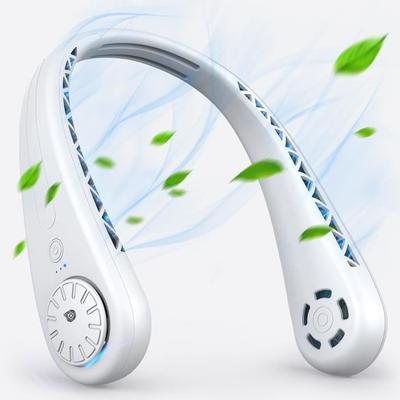 Neck Fan, Portable Fan Mini Fan USB Silent Hands Free Bladeless, Small Neck Fan Flow [12]