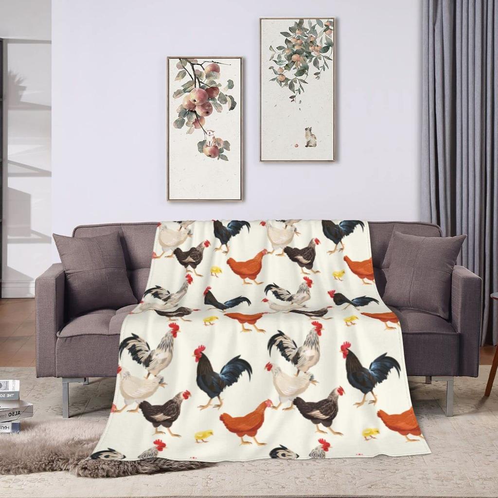 Tractor Pattern Blanket Flannel Soft Comfort Home Blanket Baby Child Blanket Birthday Holiday Gifts