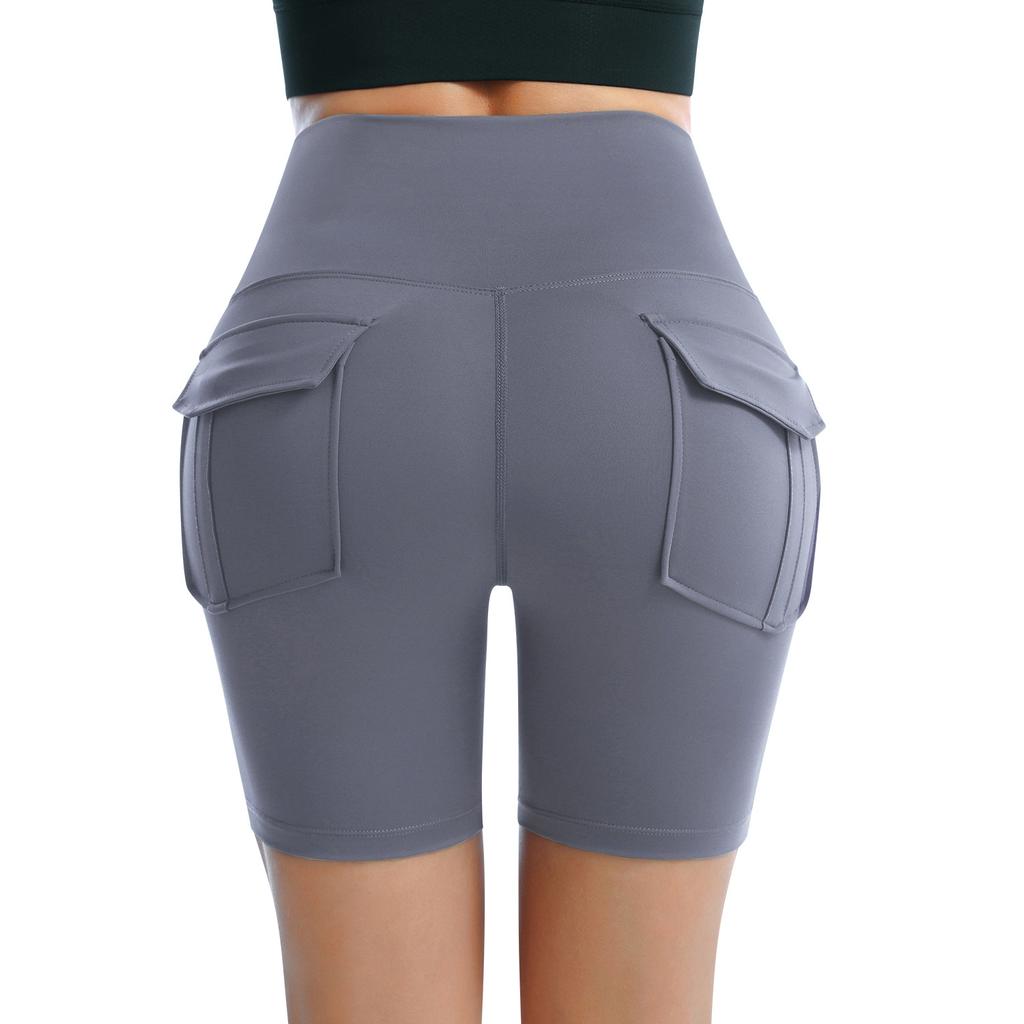 4 Colors Women's Yoga Shorts High Waist Fitness Quick Drying Gym Workout Running Tight Sports Pants