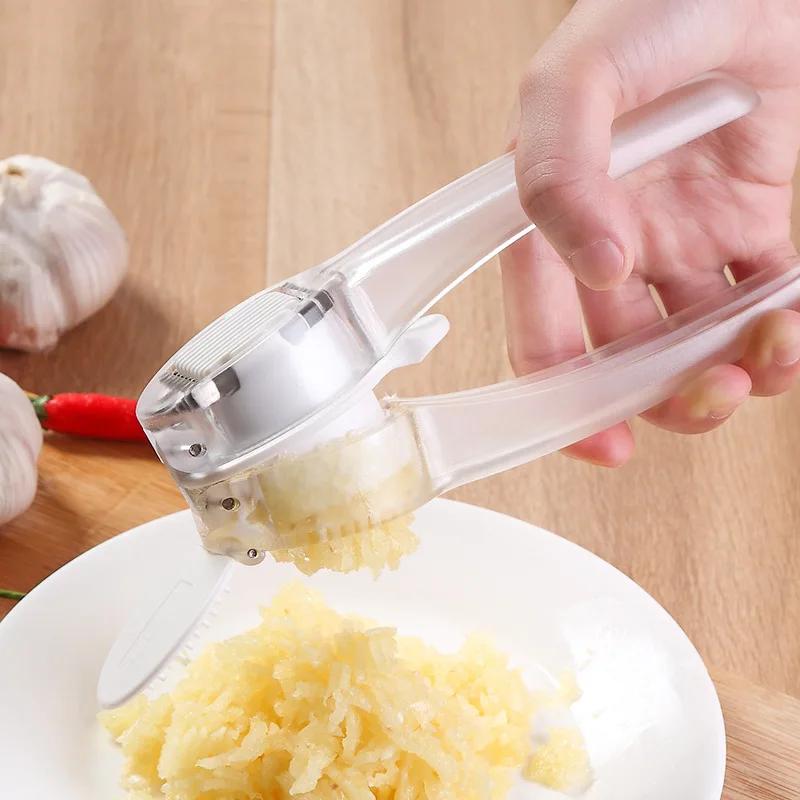 Household manual garlic press creative multi-purpose double-sided garlic slicer kitchen garlic puree small tools wholesale
