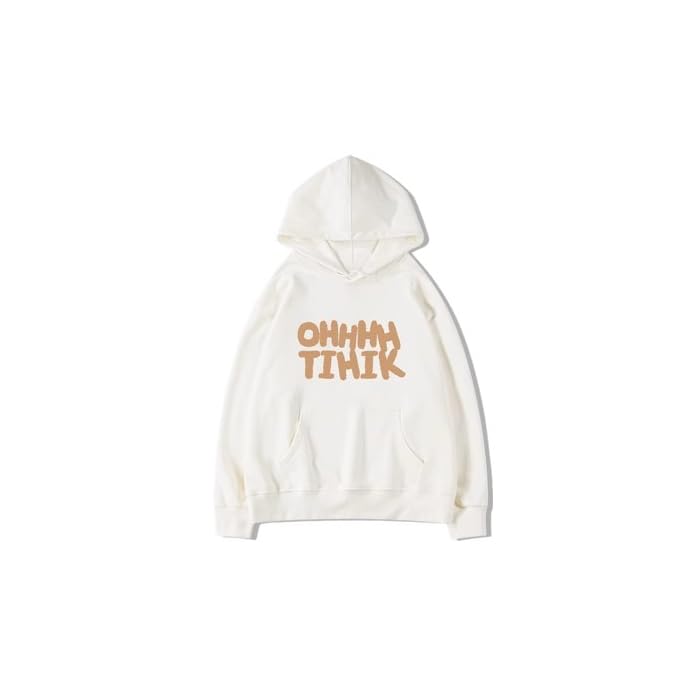 

MaadeaNoeTe Pullover Loose Cold BF Winter Women s Hoodie, Sweatshirt, Warm, Figure-Flattering, Fit, Weather, Casual, Style, Spring, Autumn, белый