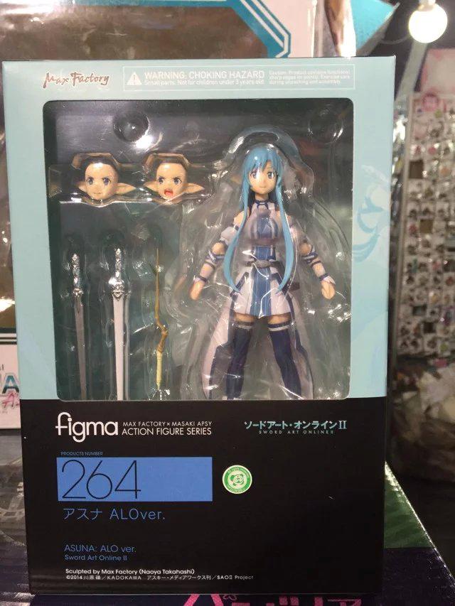 Figma Anime Sword Art Online 15cm Ausna kirigaya kazuto Actionfigur im Karton Spielzeug