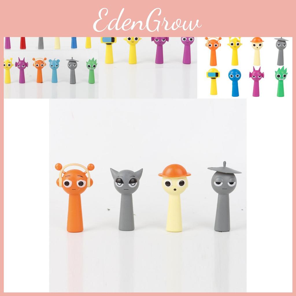 Unique Sprunki Rhythm Box Series Pvc Anime Models Blind Box Gashapon Toy Figures